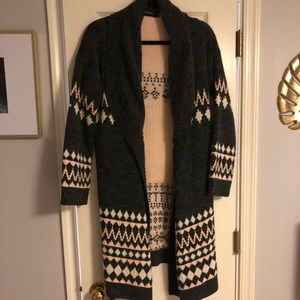 MinkPink long wrap sweater size M/L!